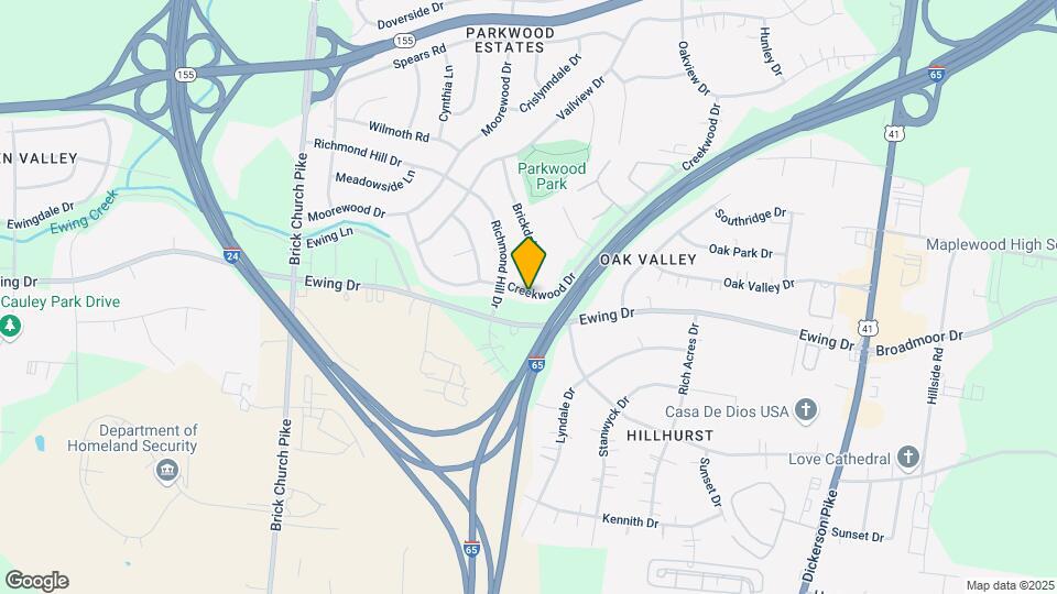 3116 Creekwood Dr Map and Location Details