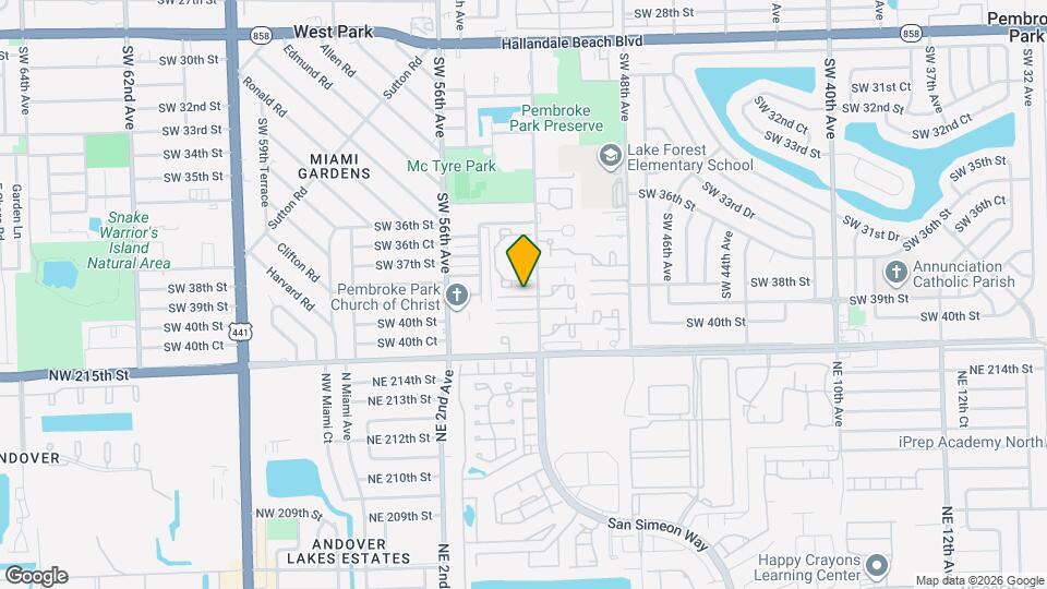 3810 SW 52nd Ave Map and Location Details