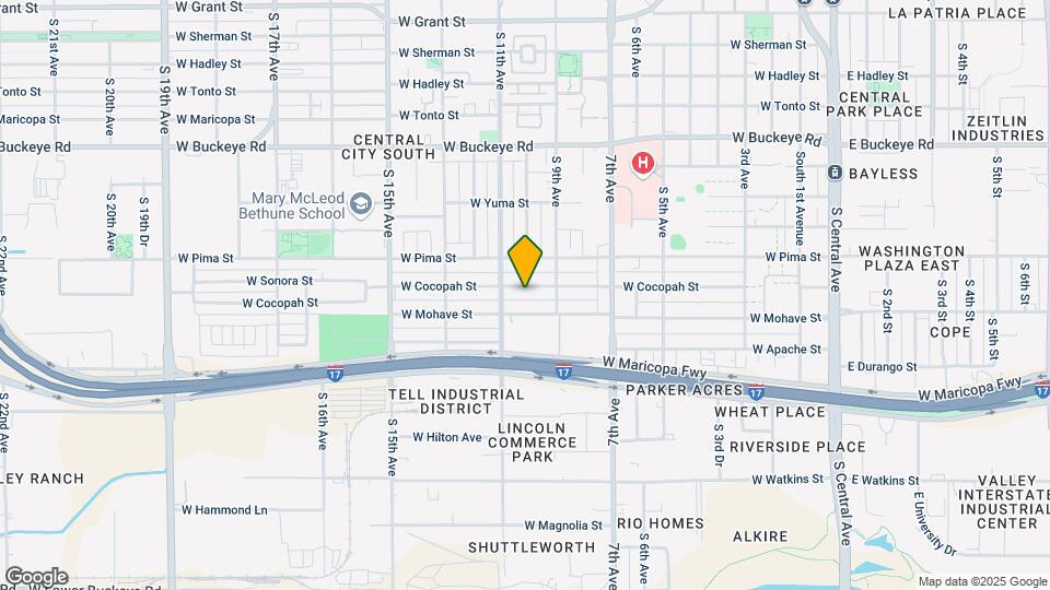 929 W Cocopah St Map and Location Details