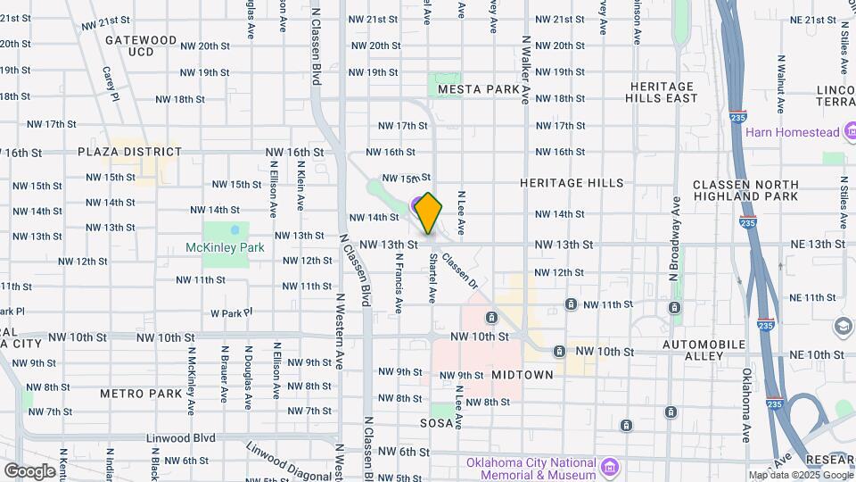 817 NW 13th St Map and Location Details