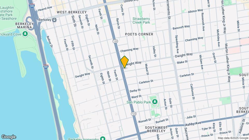 2527 San Pablo Ave Mapa y Detalles de la Ubicación