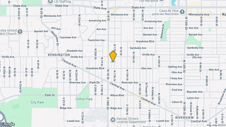 318 N 17th St, Unit 1 Map and Location Details
