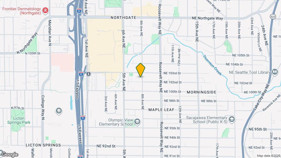 10207 8th Ave NE Map and Location Details