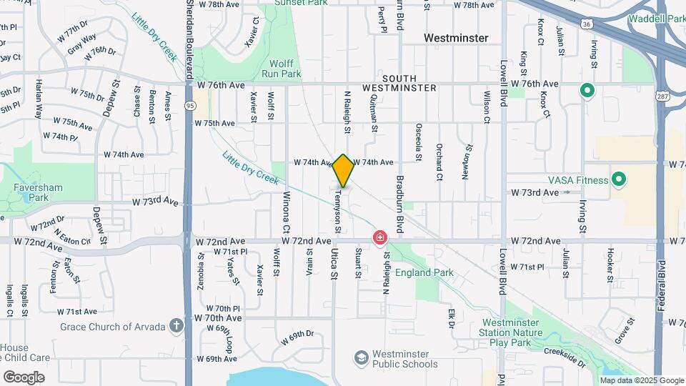 7330 Tennyson St Map and Location Details