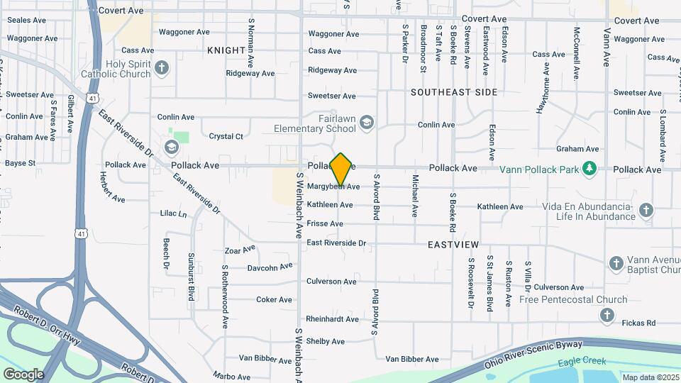 2200 S Spring St Map and Location Details