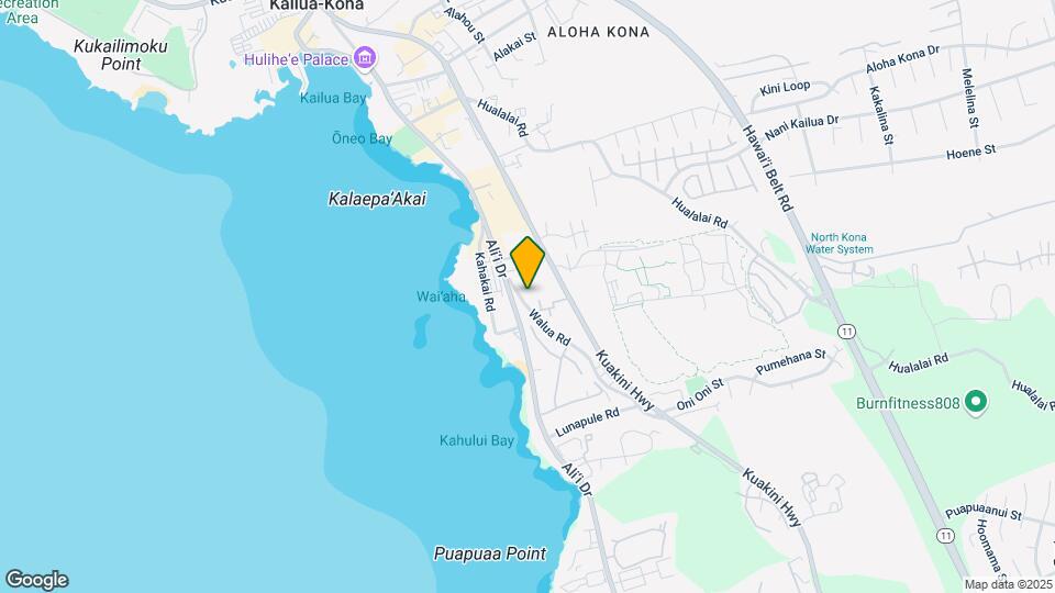 Kona Pacific Condominium Mapa y Detalles de la Ubicación