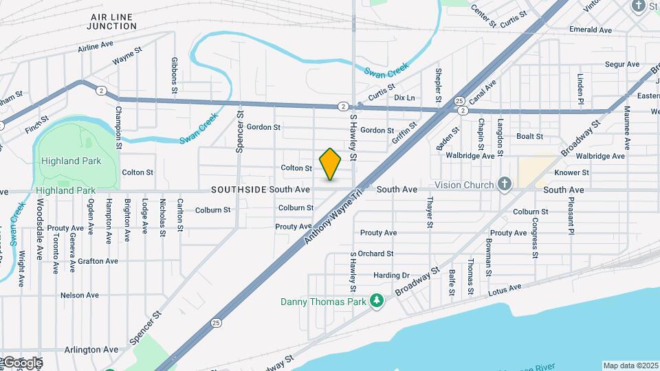 1136 South Ave Map and Location Details