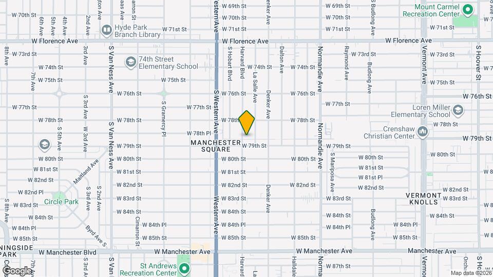 7842 Harvard Blvd Map and Location Details