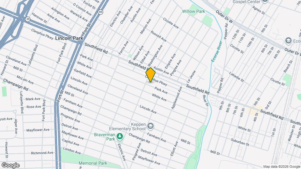 772 Park Ave Map and Location Details