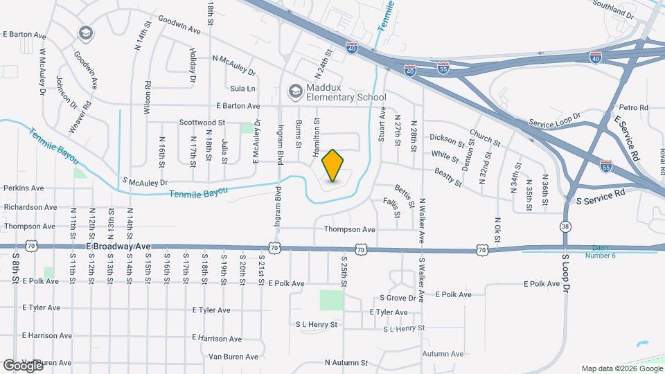 2412 Gathings Dr Map and Location Details