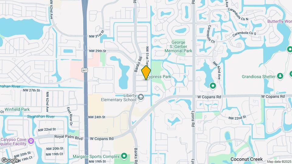 5114 NW 27th Ct Map and Location Details