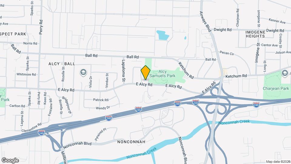 2010 E Alcy Rd Map and Location Details