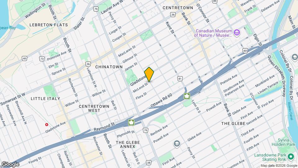 530-540 Mcleod St Map and Location Details