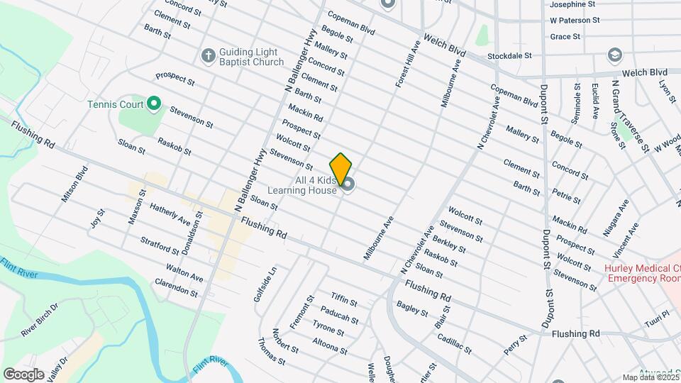 1257 Forest Hill Ave Map and Location Details