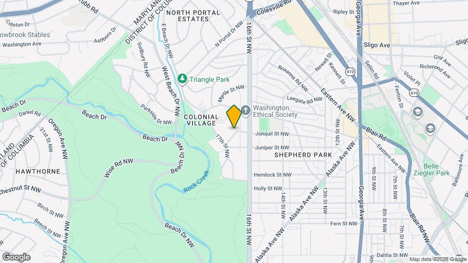 1623 Jonquil St NW Map and Location Details