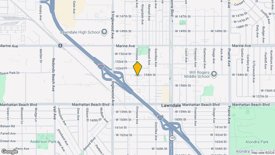 15410 Firmona Ave Map and Location Details