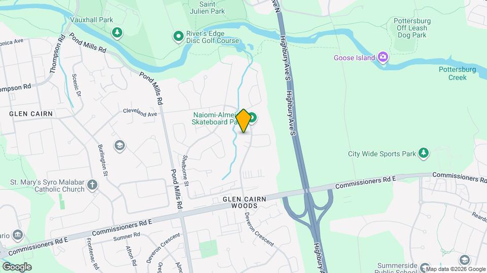 803 Deveron Crescent Map and Location Details