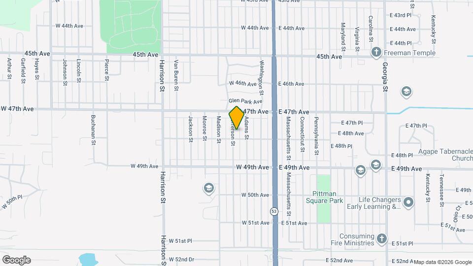 4773 Jefferson St Map and Location Details