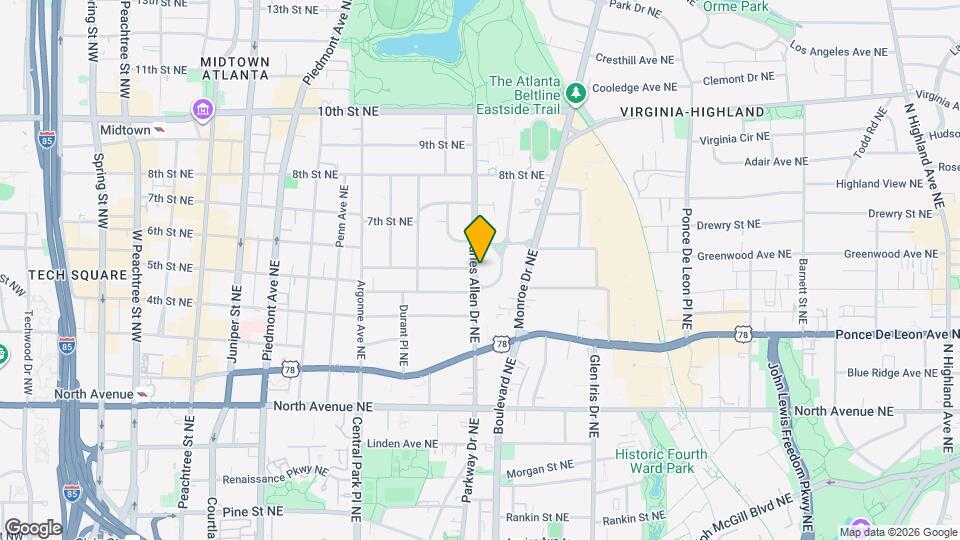 783 Charles Allen Dr NE Map and Location Details