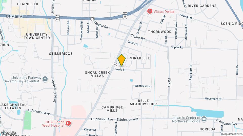 8920 Lewis St Map and Location Details