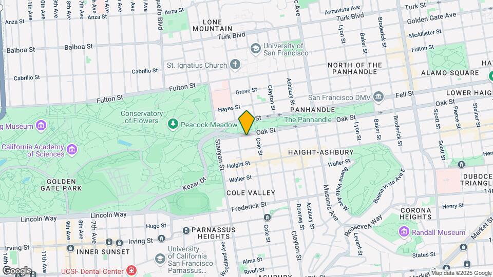 1959 Oak St Mapa y Detalles de la Ubicación