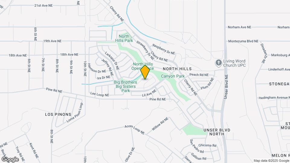 1713 Chamisa Rd NE Map and Location Details