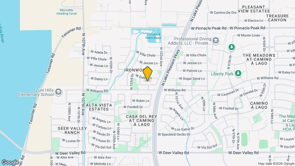 10230 W Country Club Trail Map and Location Details