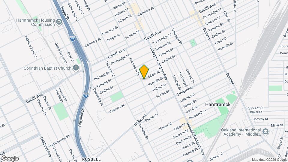 2610 Edwin St, Unit #1 Mapa y Detalles de la Ubicación