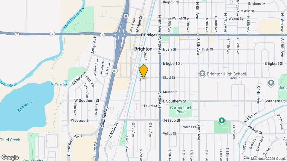 310 S 2nd Ave Map and Location Details