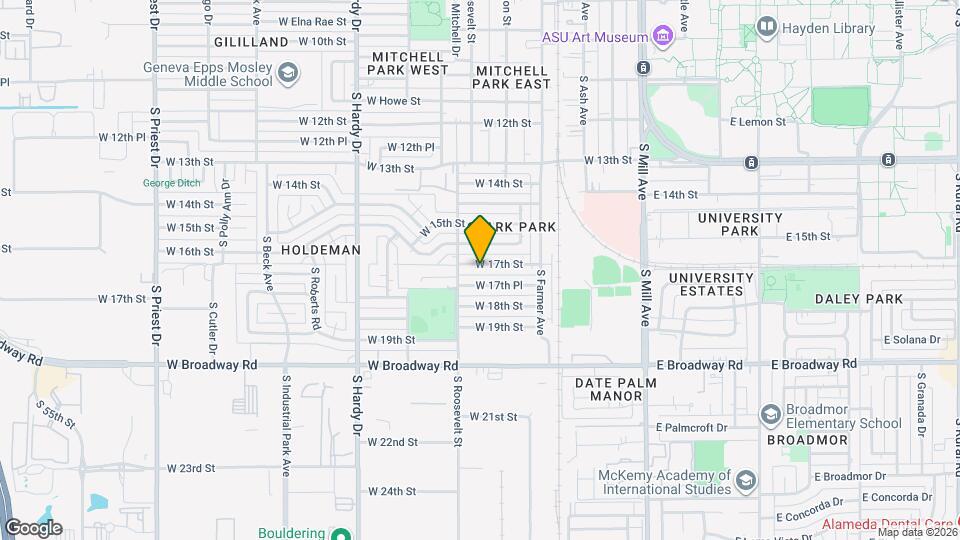 539 W 17th St Map and Location Details