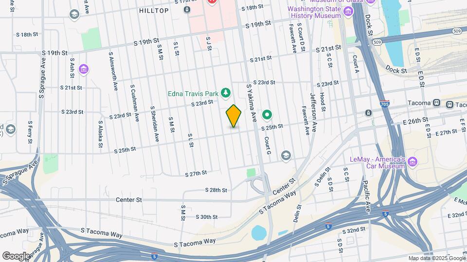 2422 S I St Map and Location Details