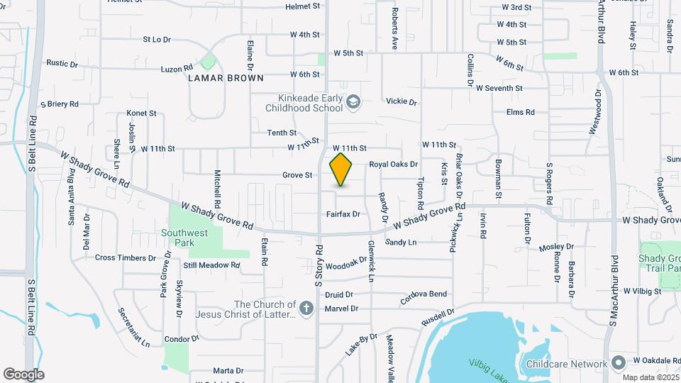 2227 Greenbrier Dr Map and Location Details