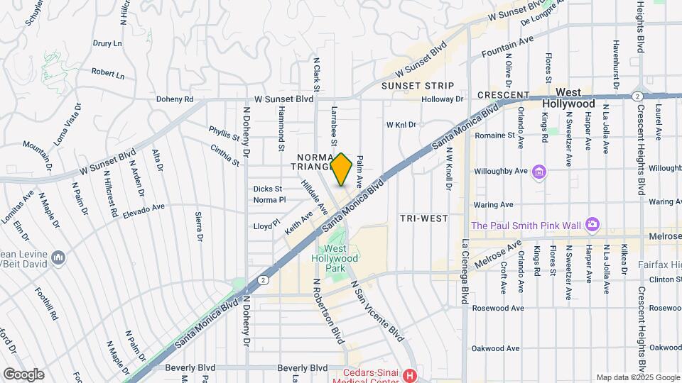 825 Larrabee St Map and Location Details