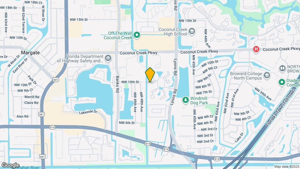 741 Lyons Rd Map and Location Details