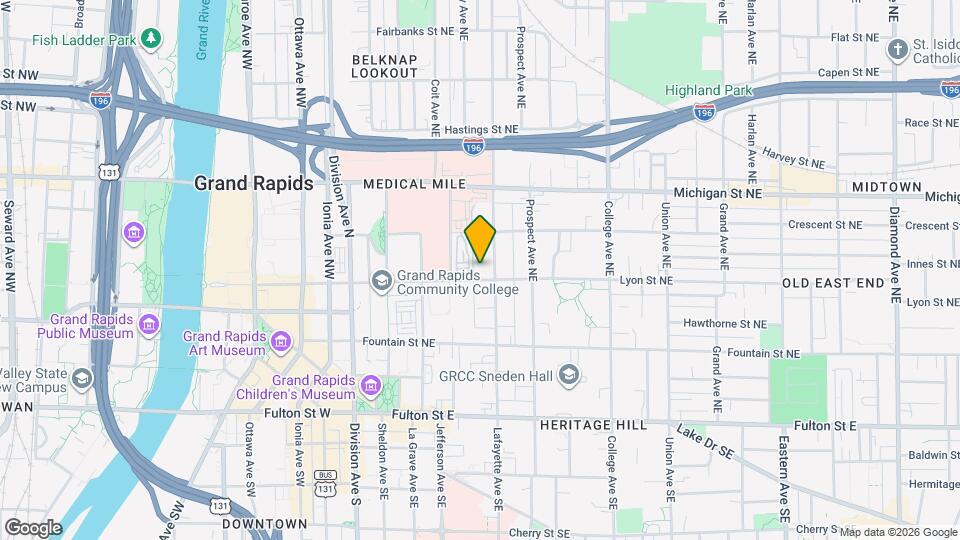 231 Lyon St NE Map and Location Details