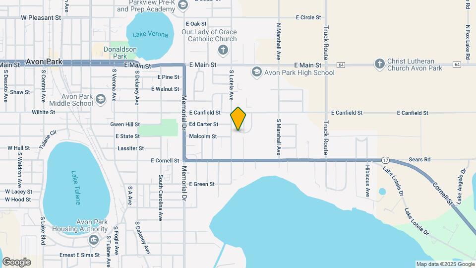 455 Las Palmas Cir Map and Location Details