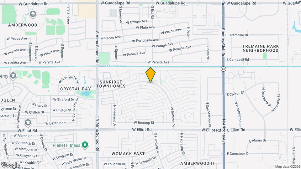 613 W Summit Pl Map and Location Details