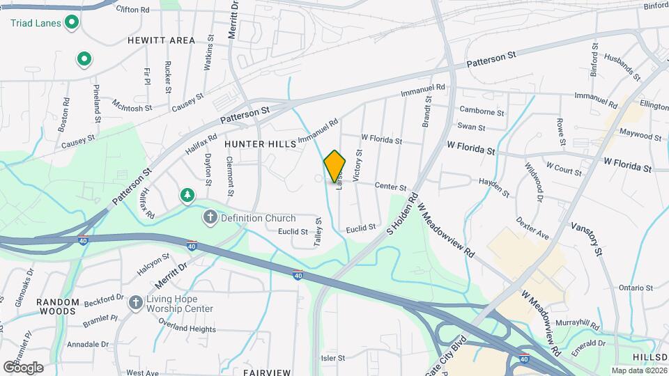 1502 Larson St Map and Location Details