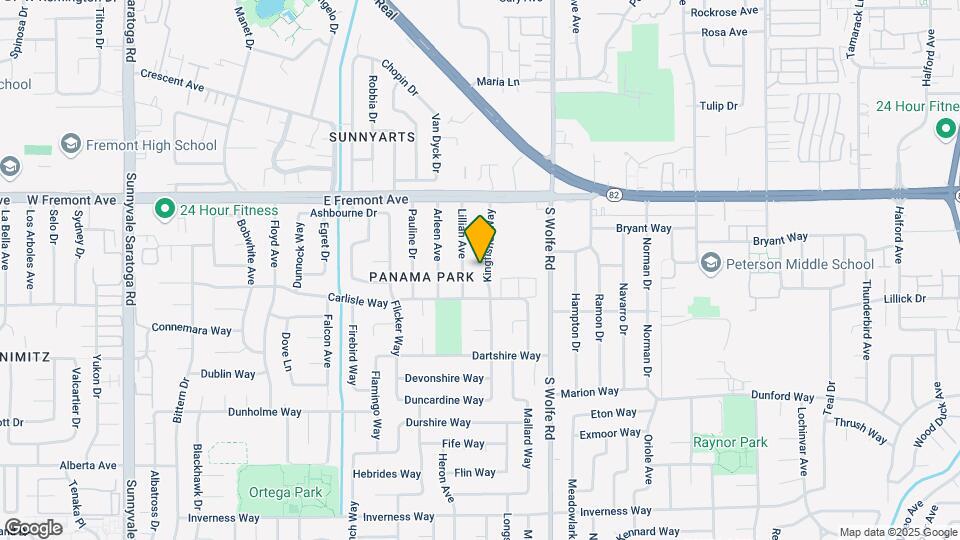 1359 Kingfisher Way Mapa y Detalles de la Ubicación