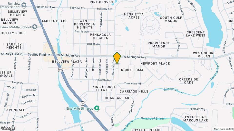 5919 Bilek Dr Map and Location Details