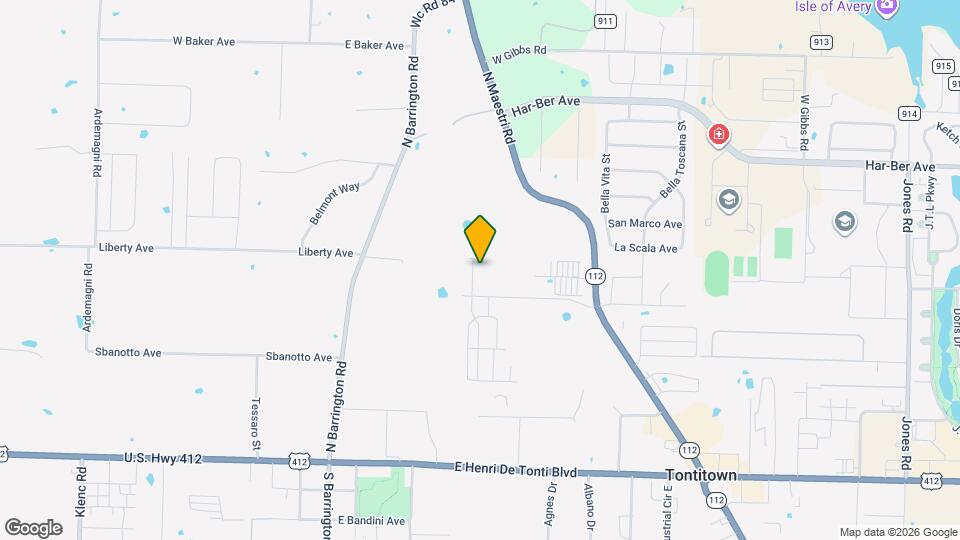 580 Bradford Dr Map and Location Details