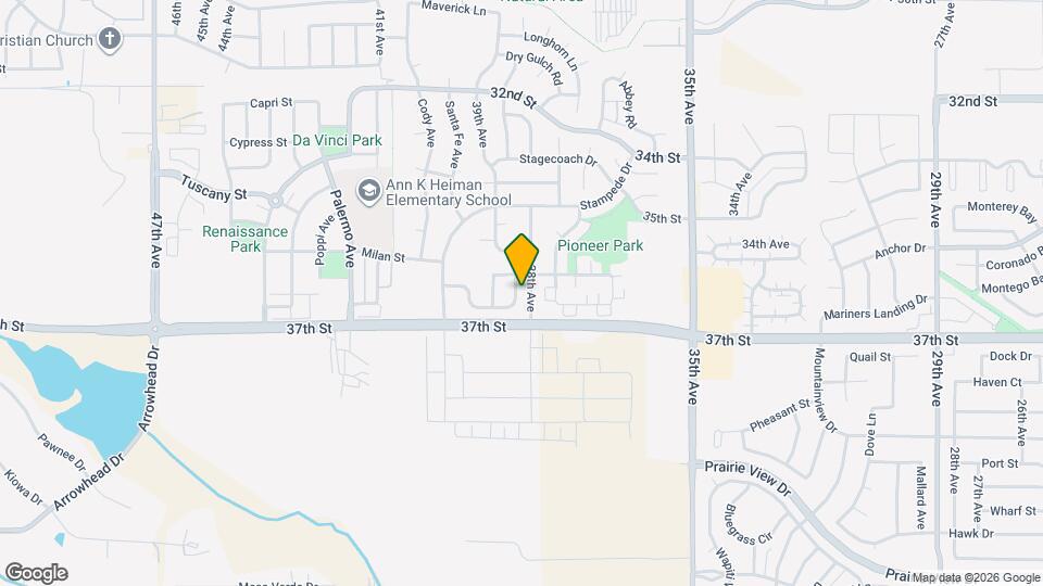 3608 Lodgepole Ave Mapa y Detalles de la Ubicación