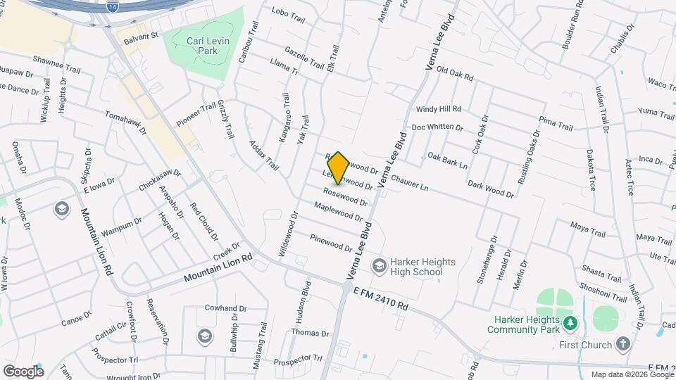 919 Rosewood Dr Map and Location Details