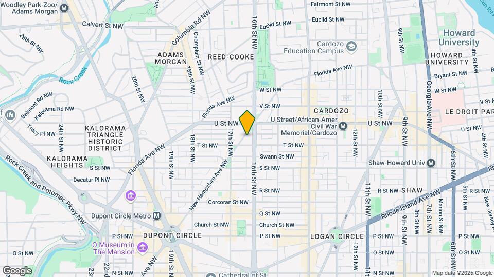 1915 New Hampshire Ave NW Map and Location Details