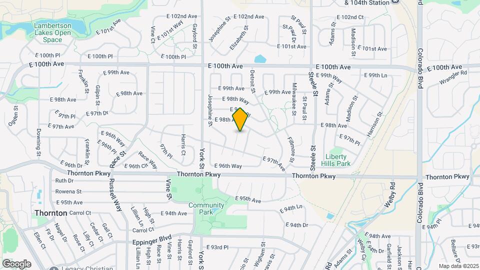 9744 Columbine Ct Mapa y Detalles de la Ubicación