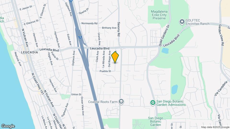 754 Del Riego Ave Map and Location Details