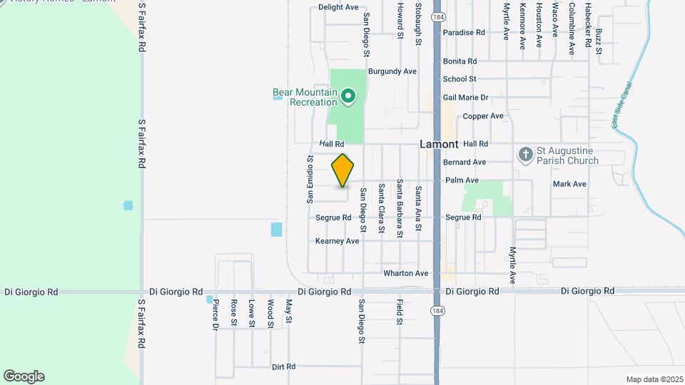 10708 San Gorgonio St Map and Location Details