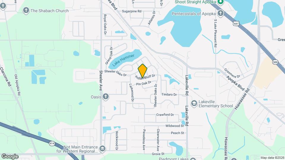 1236 Indian Bluff Dr Map and Location Details