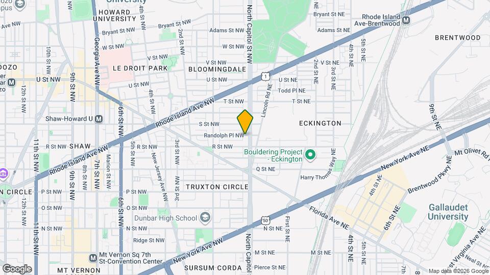 10 Randolph Pl NW Map and Location Details