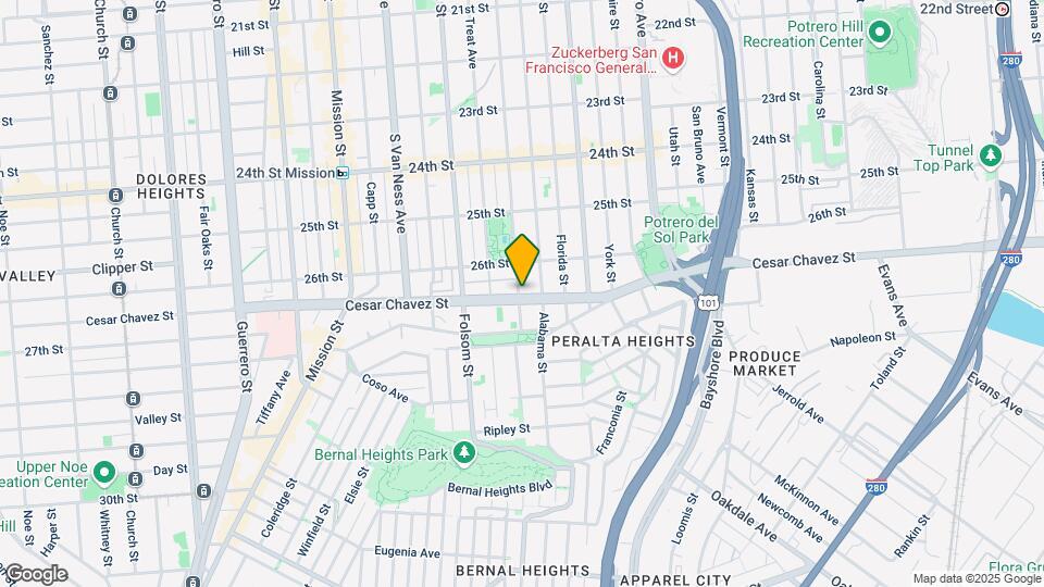 3085 Harrison St Map and Location Details